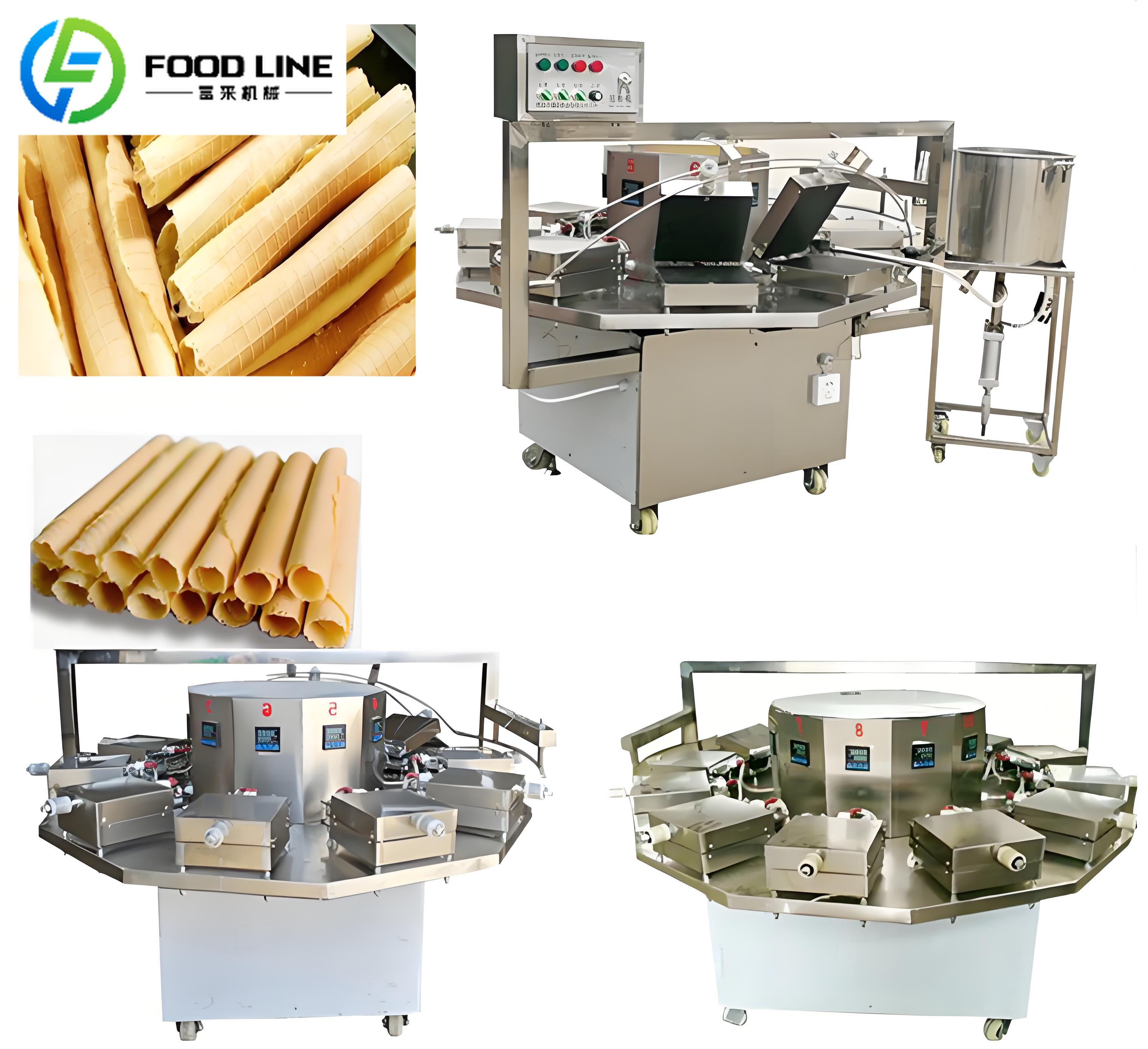 Food Snacks Making Machine - FL 에그롤 제조기 저소음 에그롤 베이킹