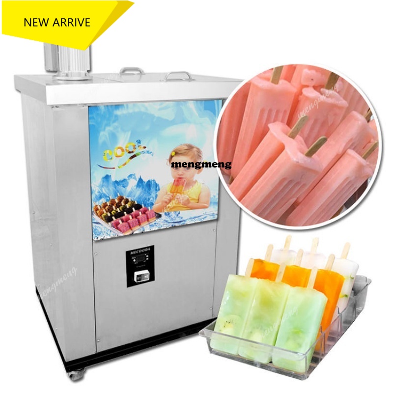 Food Snacks Making Machine - 상업용 스테인리스 스틸 공냉식 아이스바 제조기,