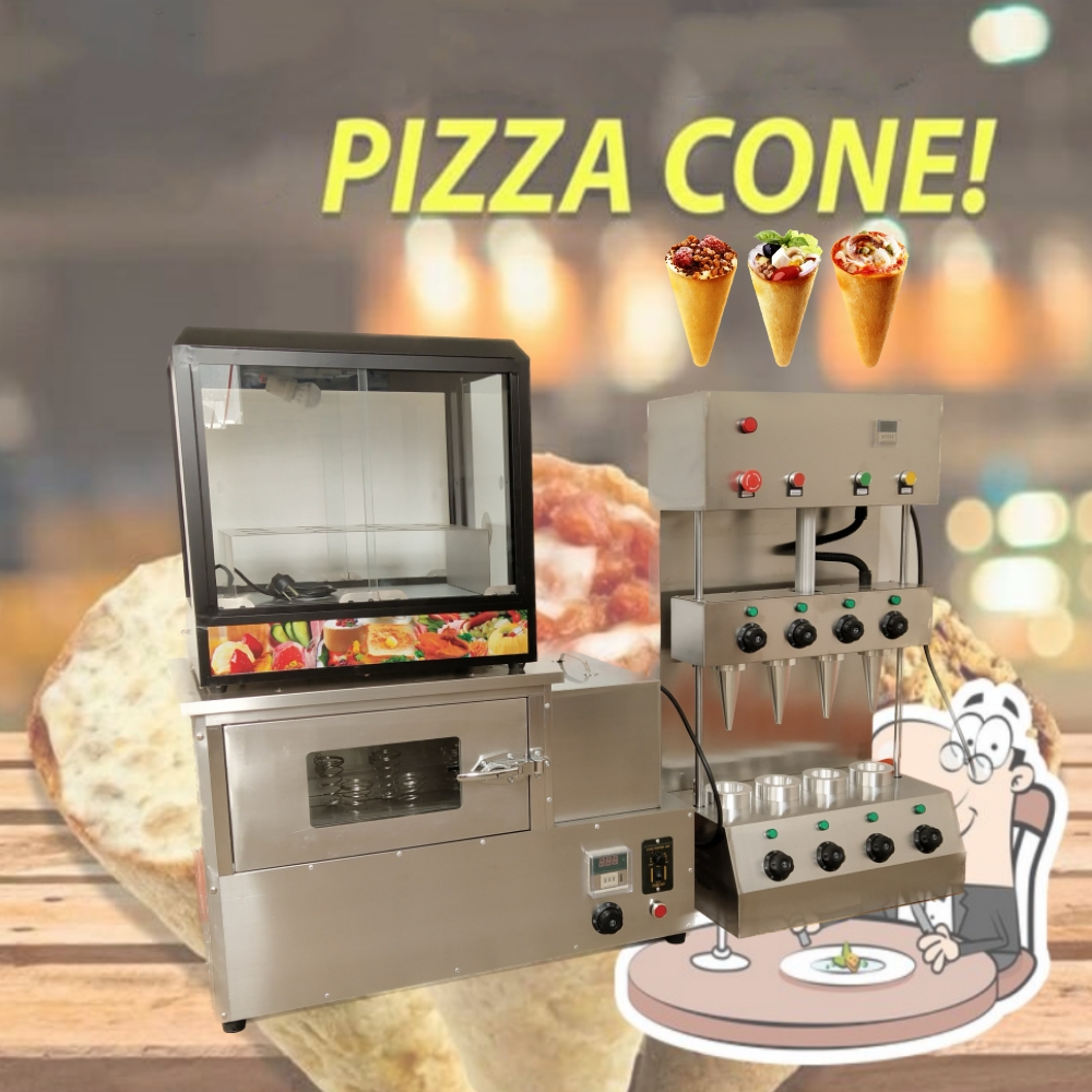 Food Snacks Healthy - 110V 220V 인기있는 피자 콘 기계