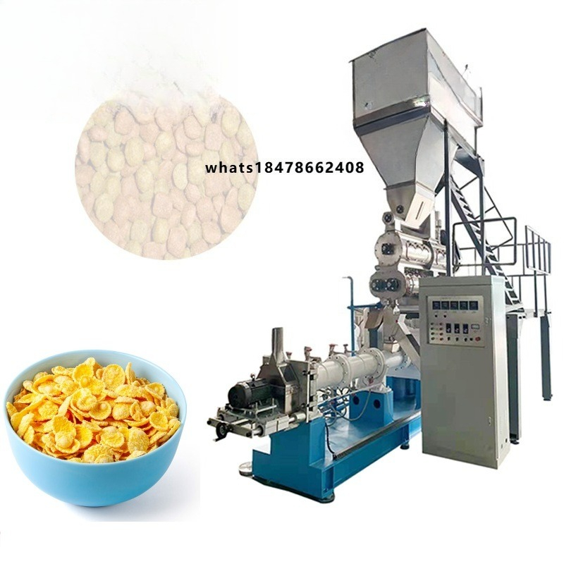 Food Snacks Making Machine - 바삭한 콘플레이크 아침 시리얼 제조 기계