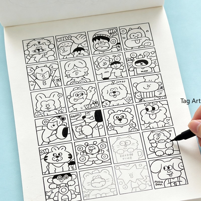불안 해소를 위한 손 그림책, 복사선화앨범, 공룡/괴물 - Food Snacks Coloring Book 리뷰 및 가격