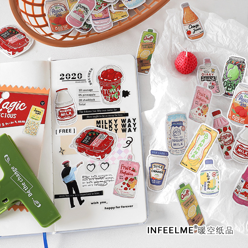 패스트 푸드 토마토 칩 귀여운 스낵 스티커, 스크랩북  - Junk Food Snacks 리뷰 및 가격
