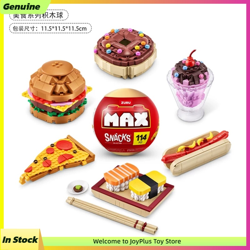 ZURU MAX 스낵 블라인드 박스 빌딩 블록 미니 스 - Food Snacks Items 리뷰 및 가격