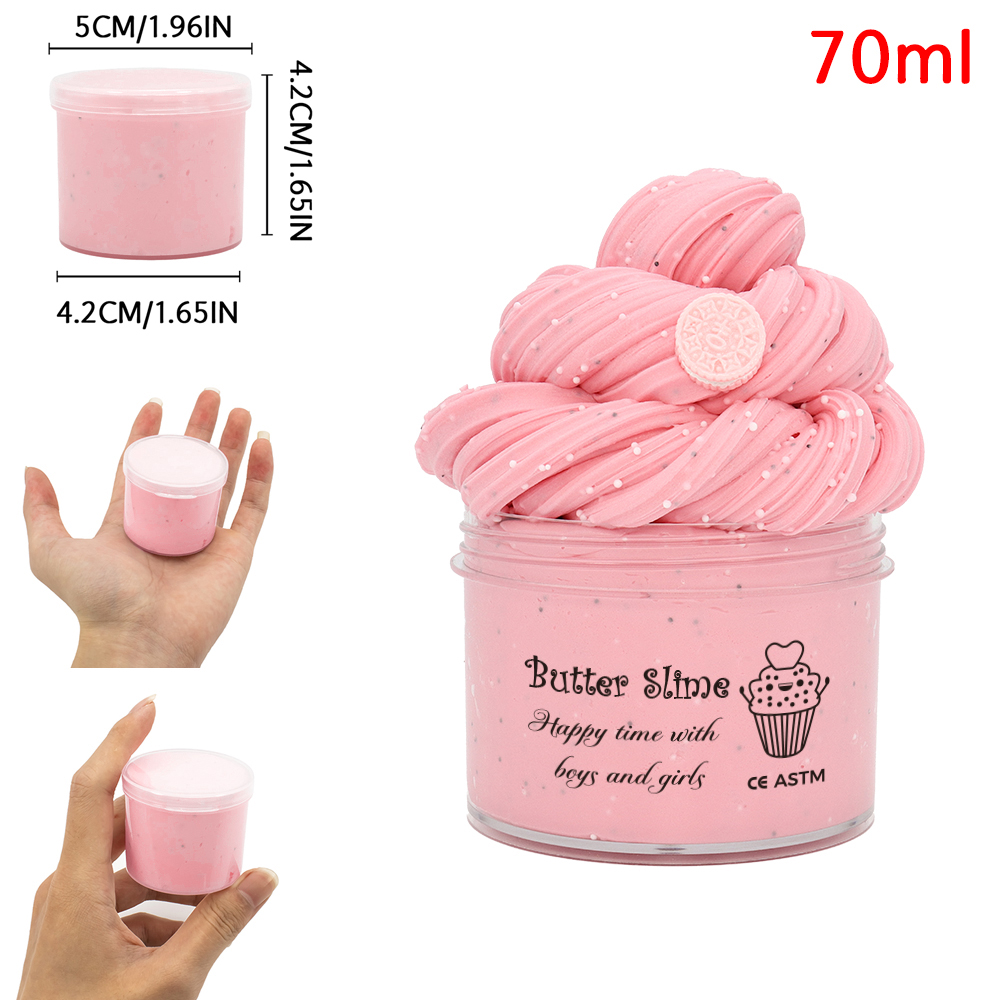 70ml 초콜릿 쿠키 버터 점액 키트 향기로운 점액 부 - Junk Food Snacks 리뷰 및 가격