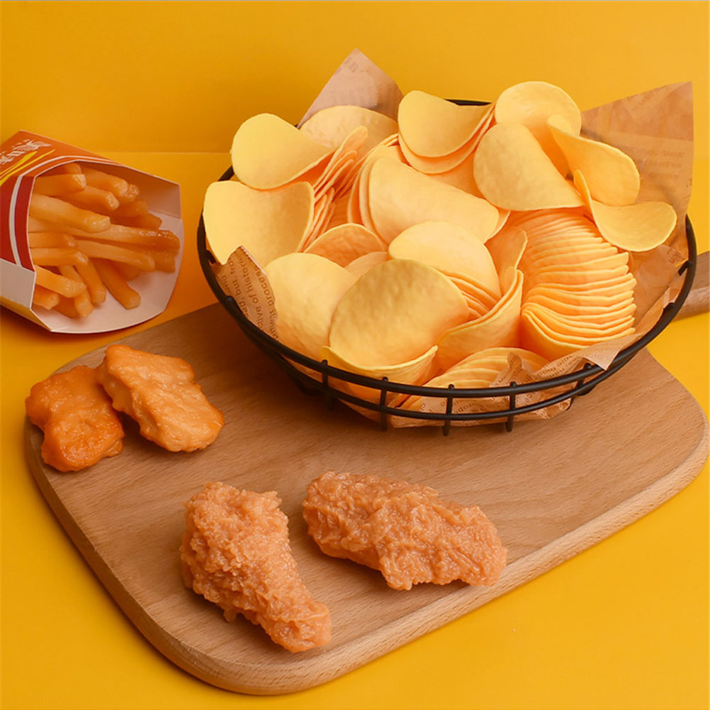 20개/세트 가짜 사실적인 음식 모형 웨딩 생일 축제  - Food Snacks Chips 리뷰 및 가격