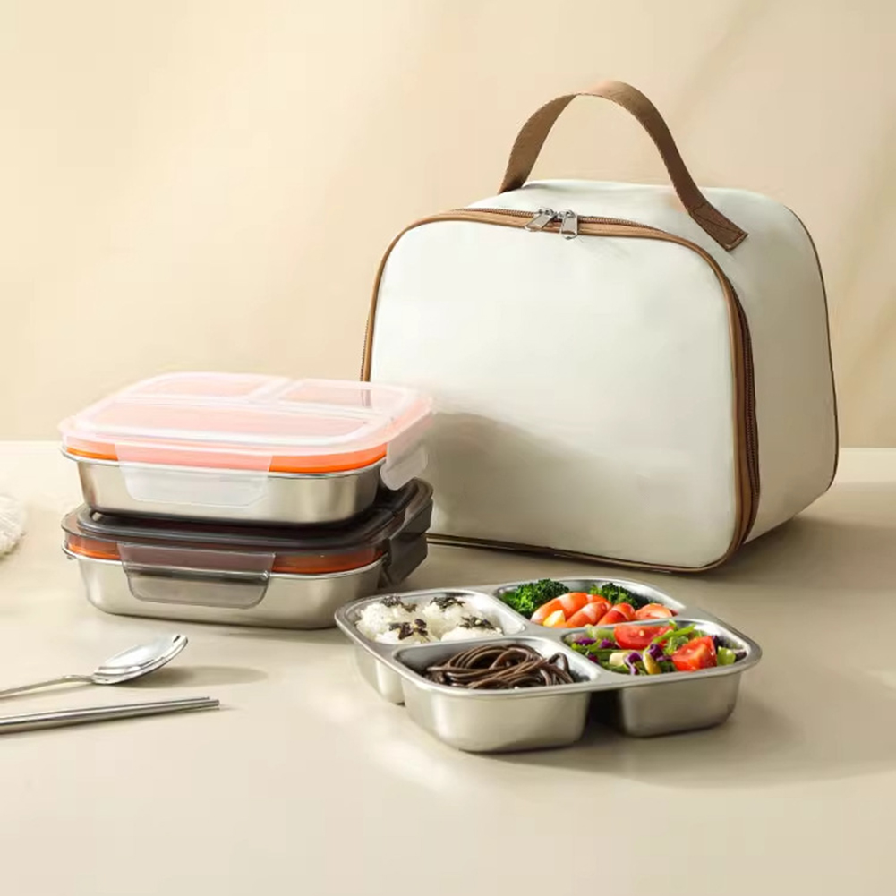 2팩 스테인리스 스틸 간식통, 칸막이가 있는 새지 않는 - Food Snacks For Camping 리뷰 및 가격