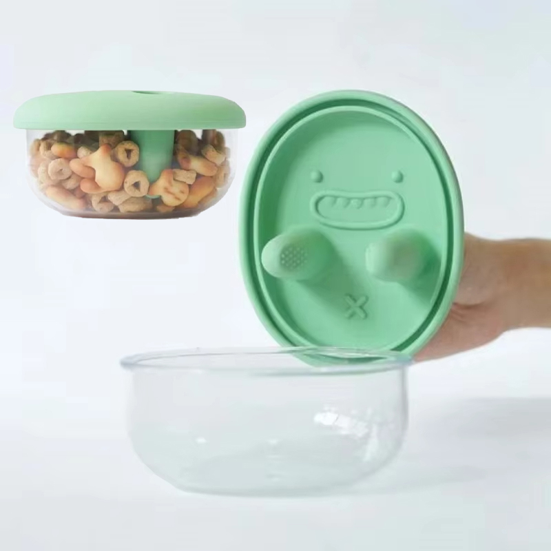손을 깨끗이 유지하세요 실리콘 뚜껑이 있는 도시락 상자 - Food Snacks For Camping 리뷰 및 가격