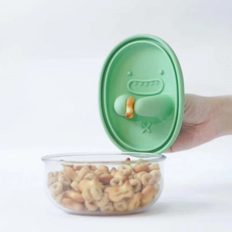 손을 깨끗이 유지하세요 실리콘 뚜껑이 있는 도시락 상자 - Food Snacks For Camping 리뷰 및 가격