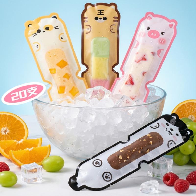 20개 귀여운 만화 캐릭터 DIY 아이스 팝시클 봉투, - Food Snacks Healthy 리뷰 및 가격