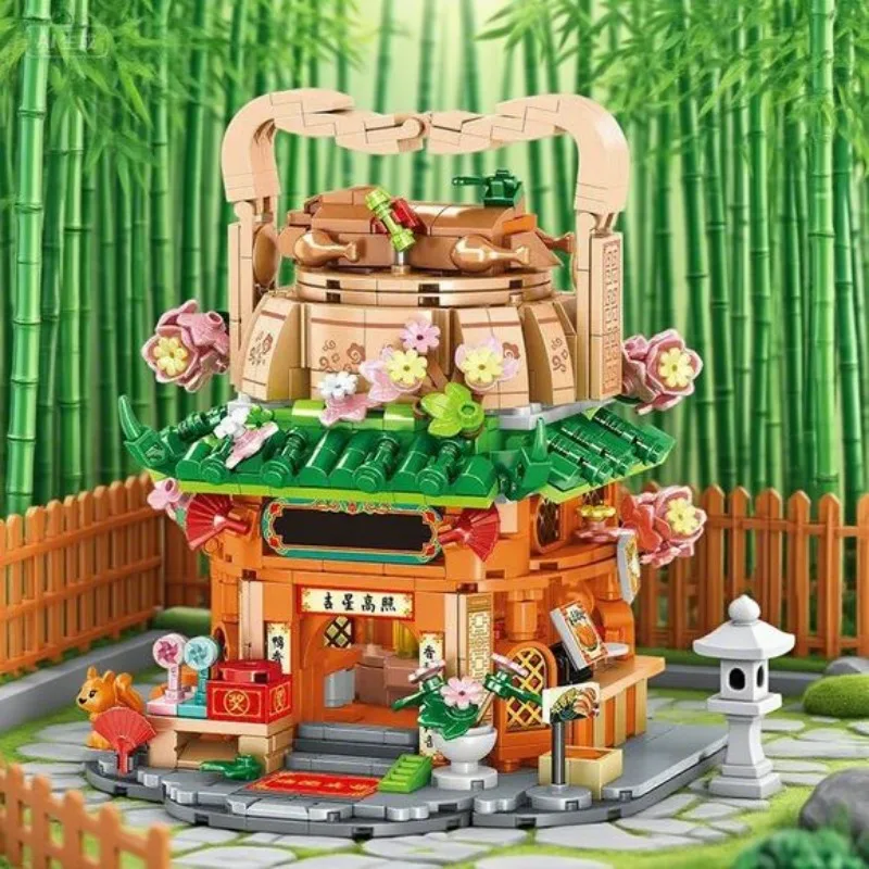 새로운 음식 가게 빌딩 블록 중국 국수 가게 소녀 도시 - Food City Snacks 리뷰 및 가격
