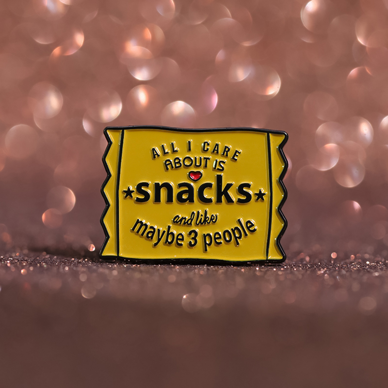 Introvert Foodie 간식 에나멜 핀 정크 푸 - Junk Food Snacks 리뷰 및 가격